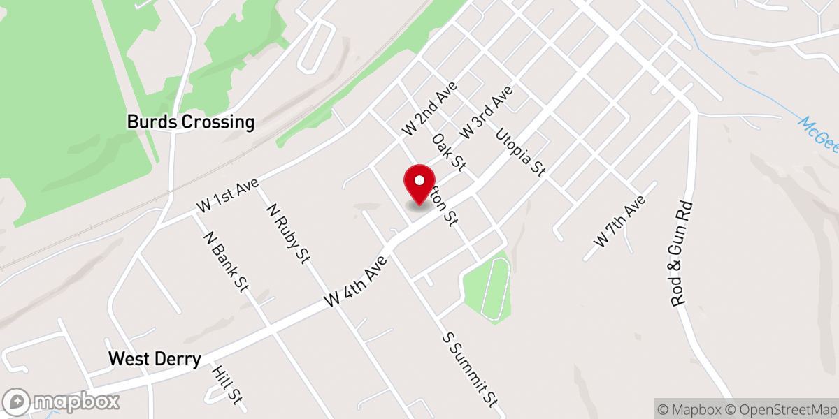 Map showing location of Alpha Lion's Den Ministries