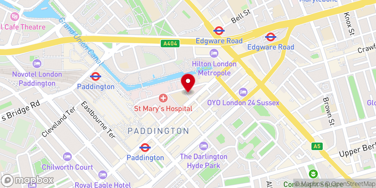 Map showing location of Friday Prayer
