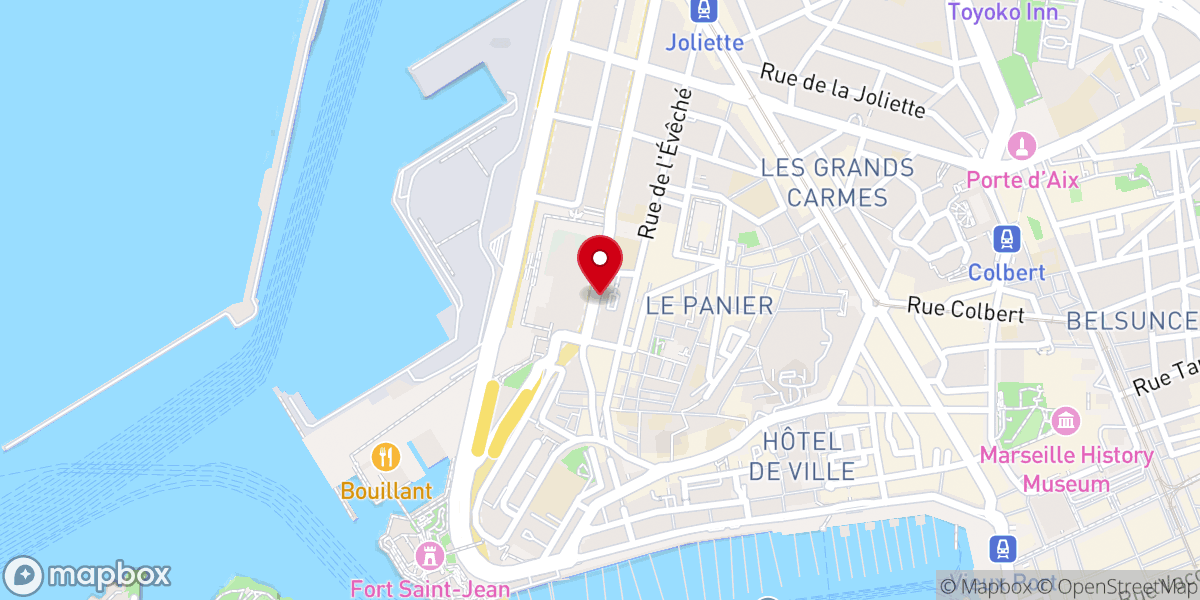 Map showing location of Vieille Major