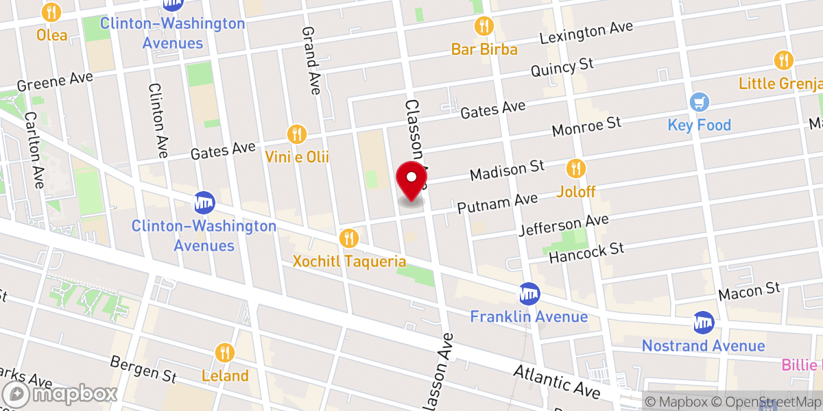 Map showing location of Mechanics Temple IUOM Inc