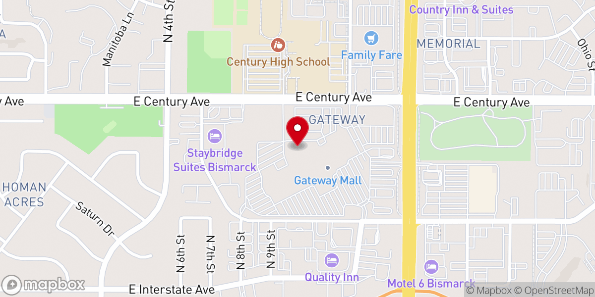 Map showing location of Riverstone Church