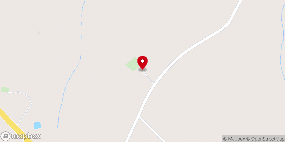 Map showing location of Big Sandy Baptist Church