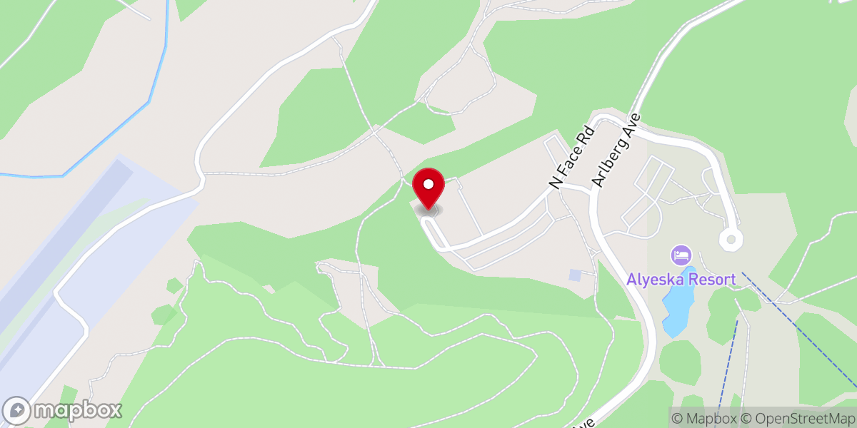 Map showing location of Chapel of Our Lady of the Snows
