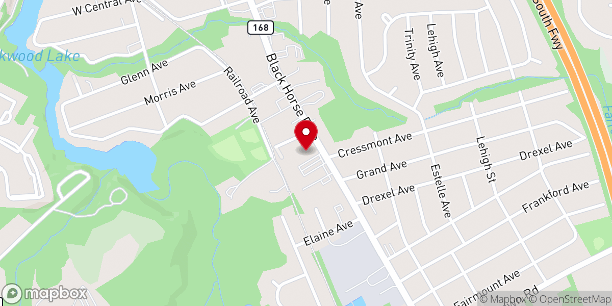 Map showing location of St. Jude's Roman Catholic Church