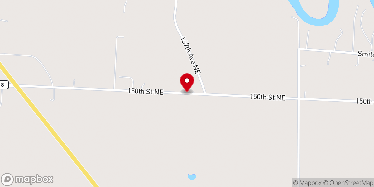 Map showing location of Thief River Falls Area Food Shelf - Food Distribution Center