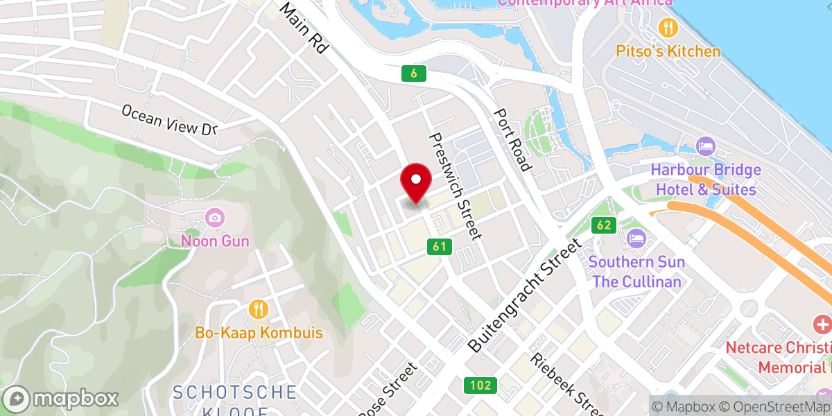 Map showing location of Sacred Heart Catholic Church