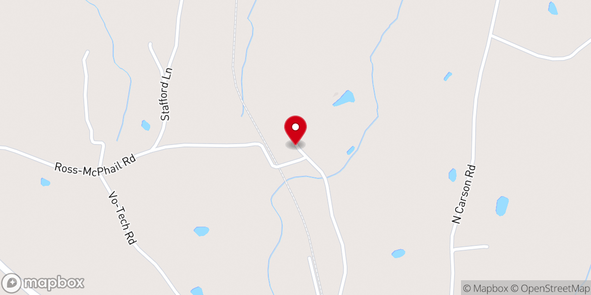 Map showing location of Cherith Baptist Church
