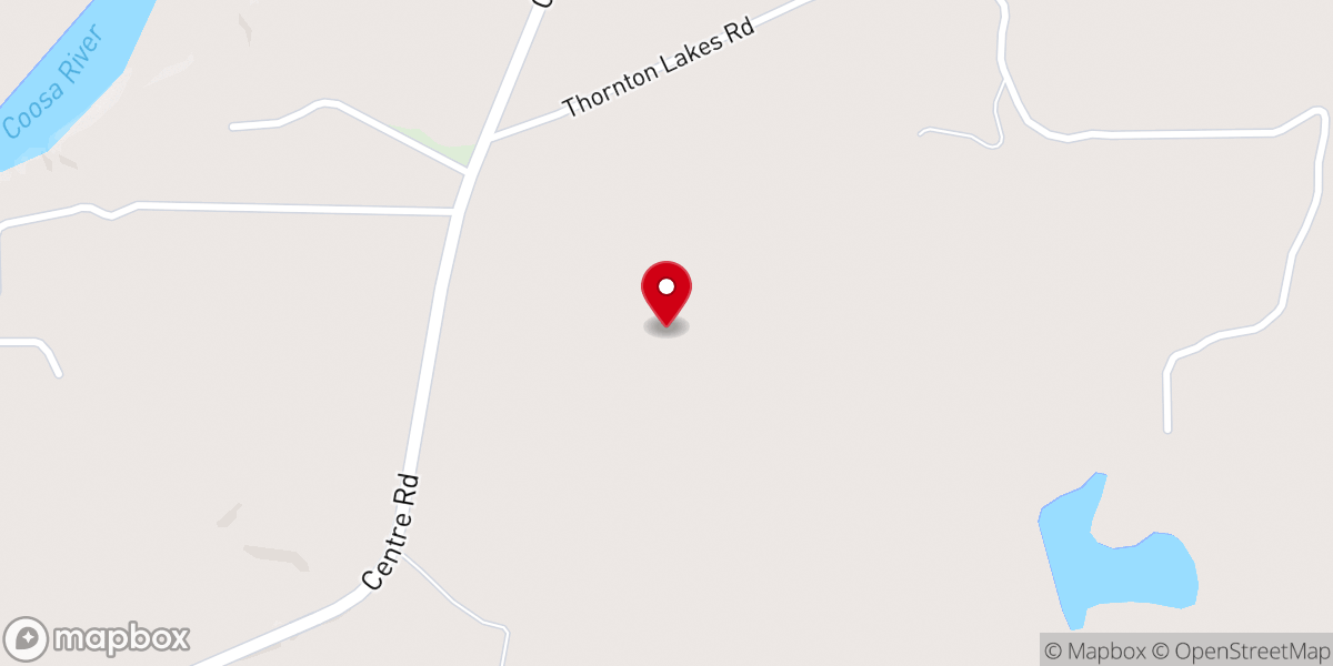 Map showing location of Union 3 Baptist Church