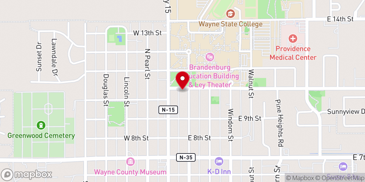 Map showing location of Cup of Grace