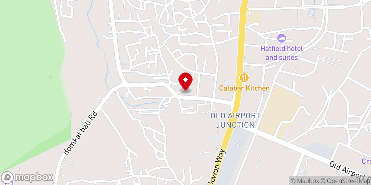 Map showing location of St. Andrews Anglican Church Hwolshe