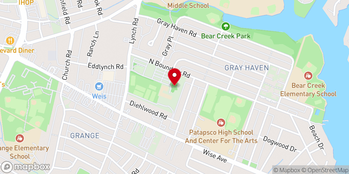 Map showing location of Our Lady of Hope Convent