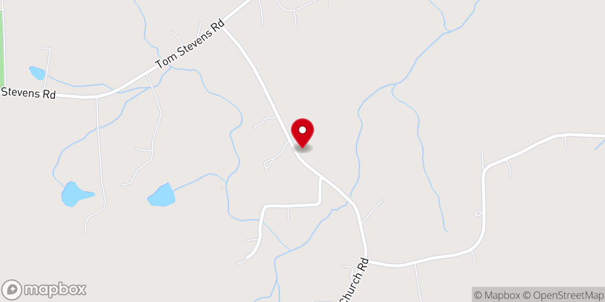 Map showing location of Plainfield Friends Church