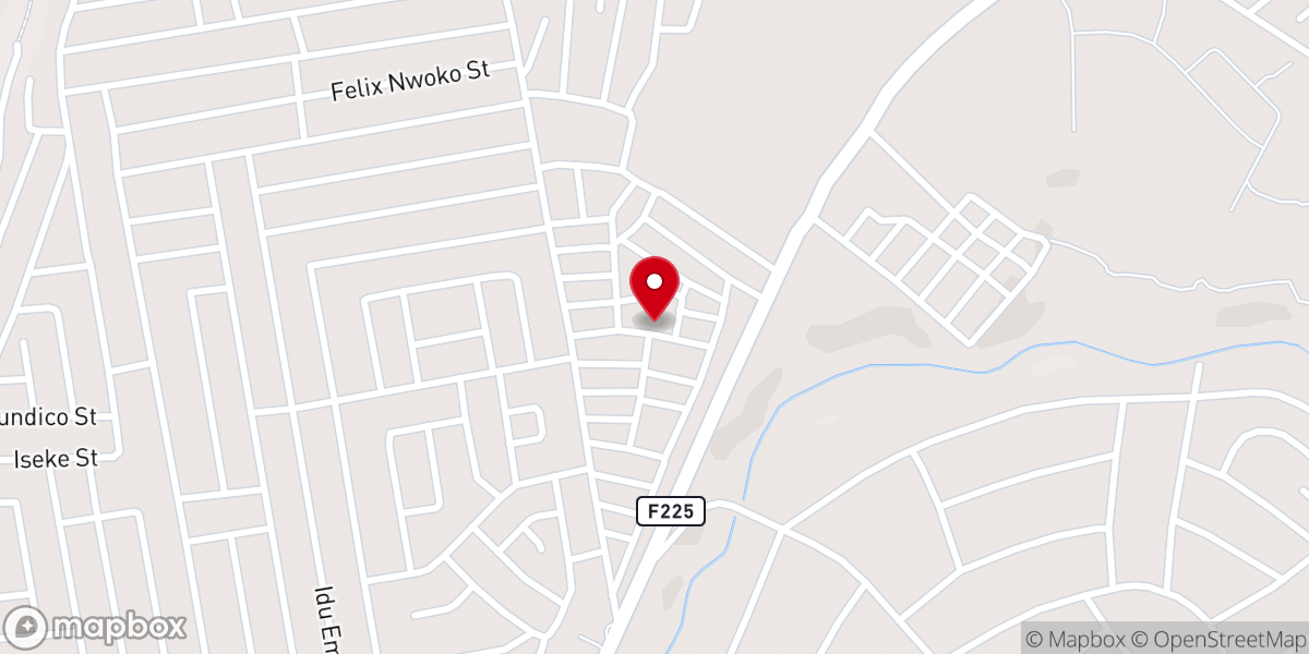 Map showing location of Life of Faith Gospel Church