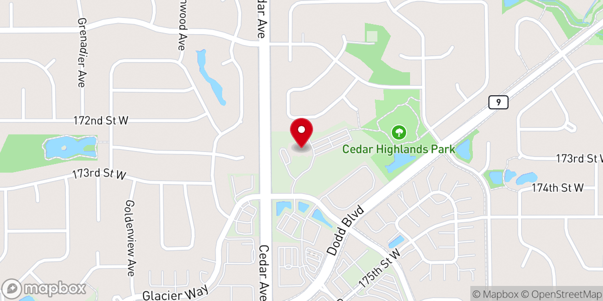 Map showing location of Emmanuel Christian Center - Lakeville