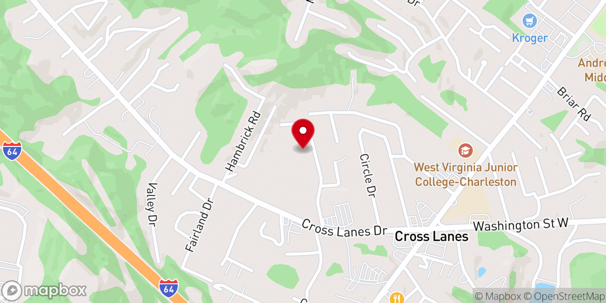 Map showing location of Stewart Park Church of Christ