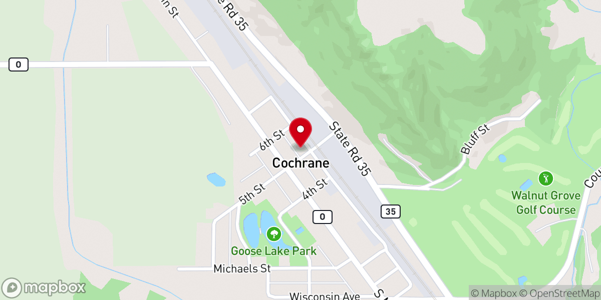 Map showing location of COCHRANE VILLAGE HALL