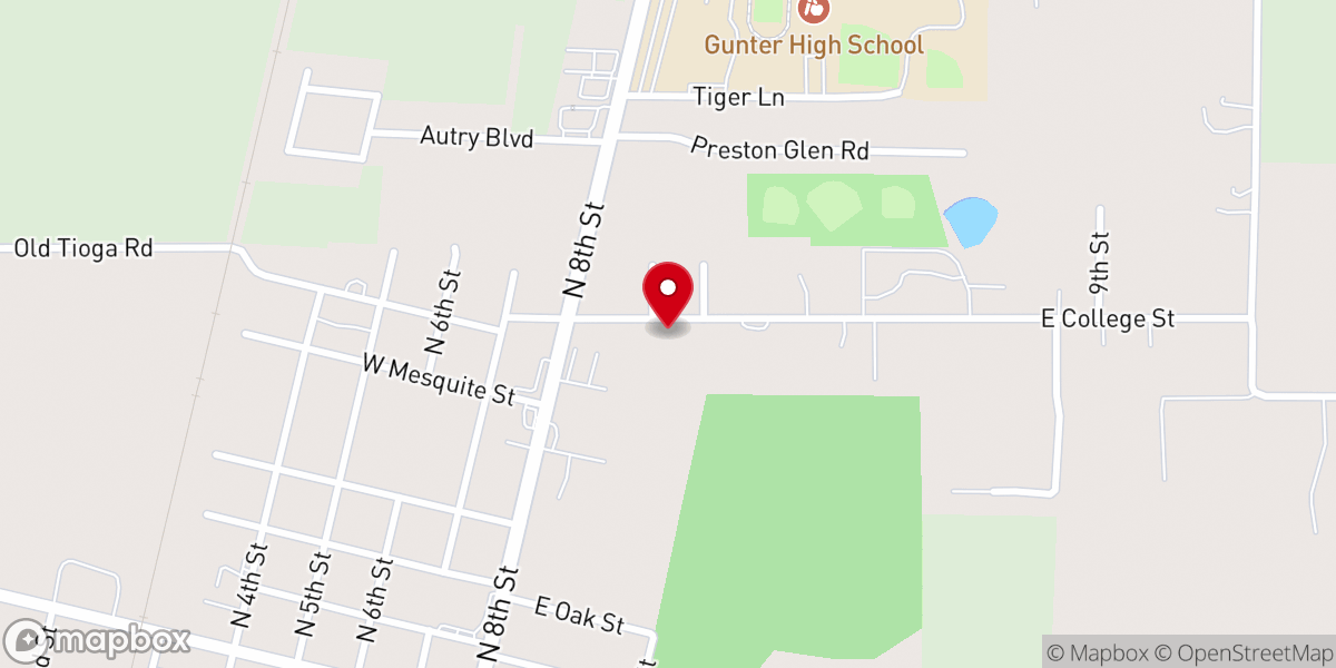 Map showing location of Valley Church of Christ