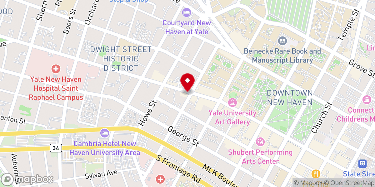 Map showing location of Chapel Mini Mart