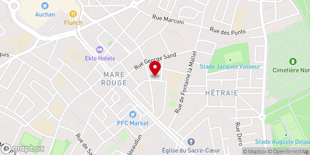 Map showing location of CENTRE ESSALAM (Association des Musulmans du Havre)