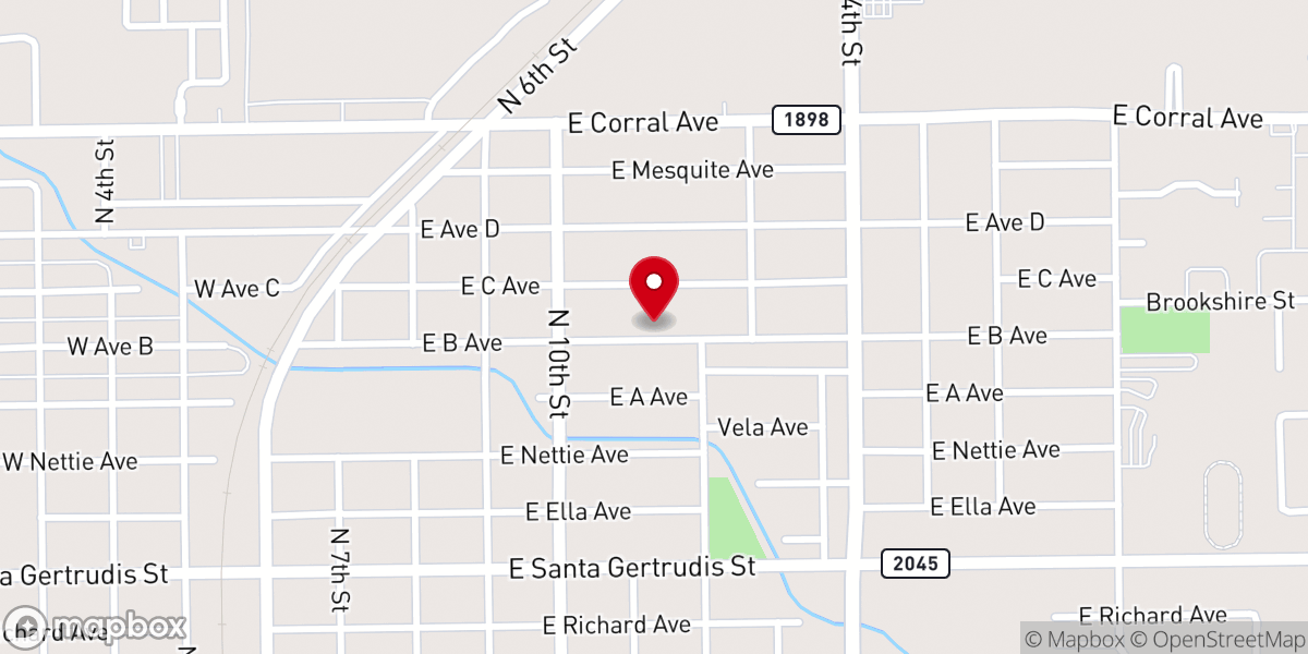 Map showing location of La Hermosa del CLADIC Church