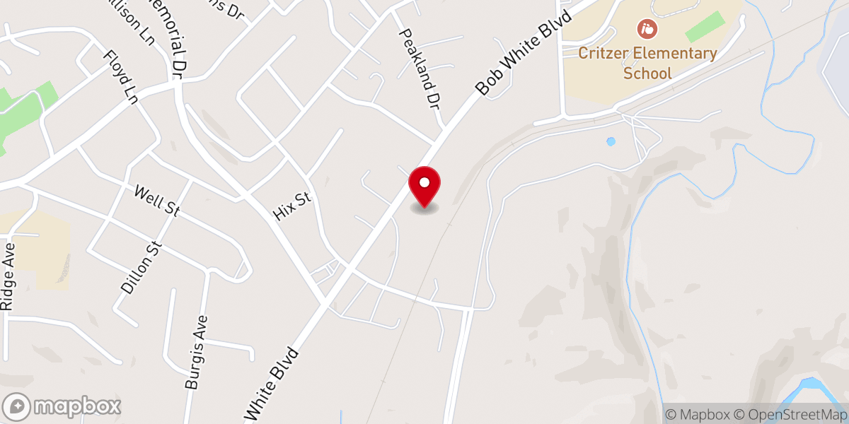 Map showing location of Refreshing Center