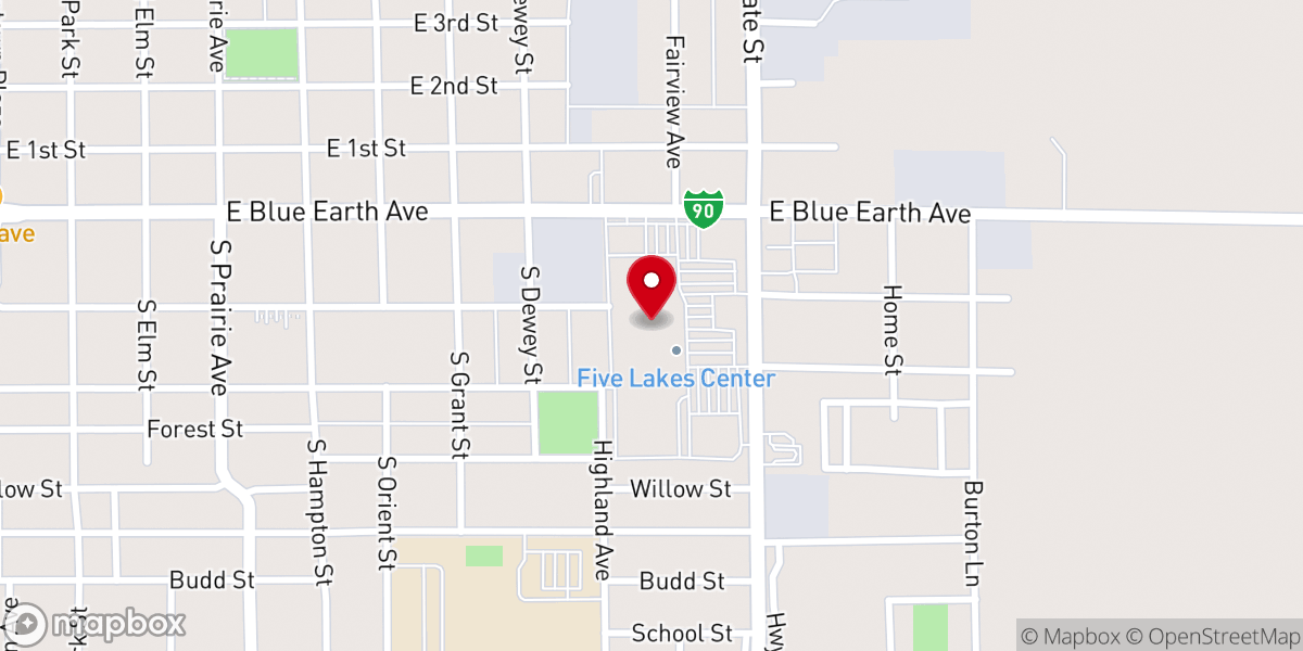 Map showing location of Social Security Administration