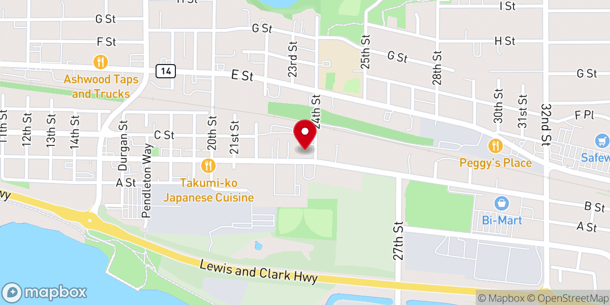 Map showing location of New Horizons Church