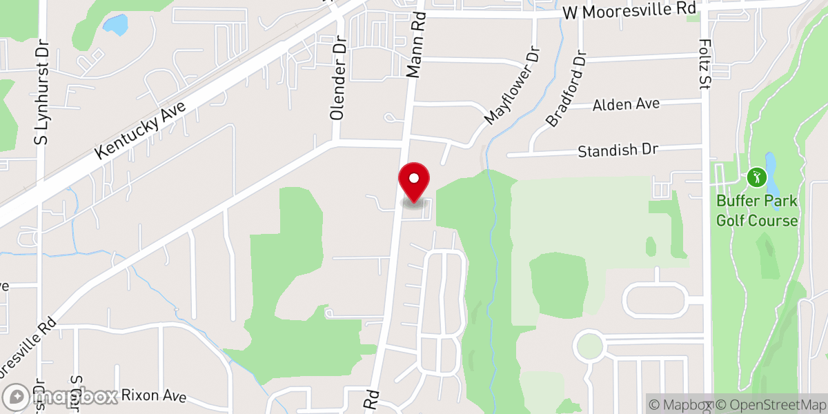 Map showing location of Indianapolis Chapel West Seventh-day Adventist Church
