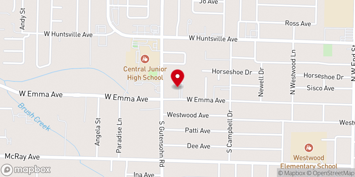 Map showing location of SpringCreek Fellowship