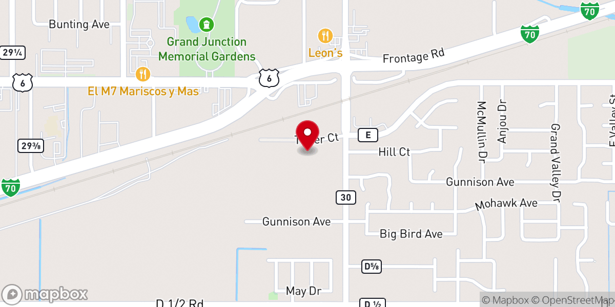 Map showing location of Harvest View