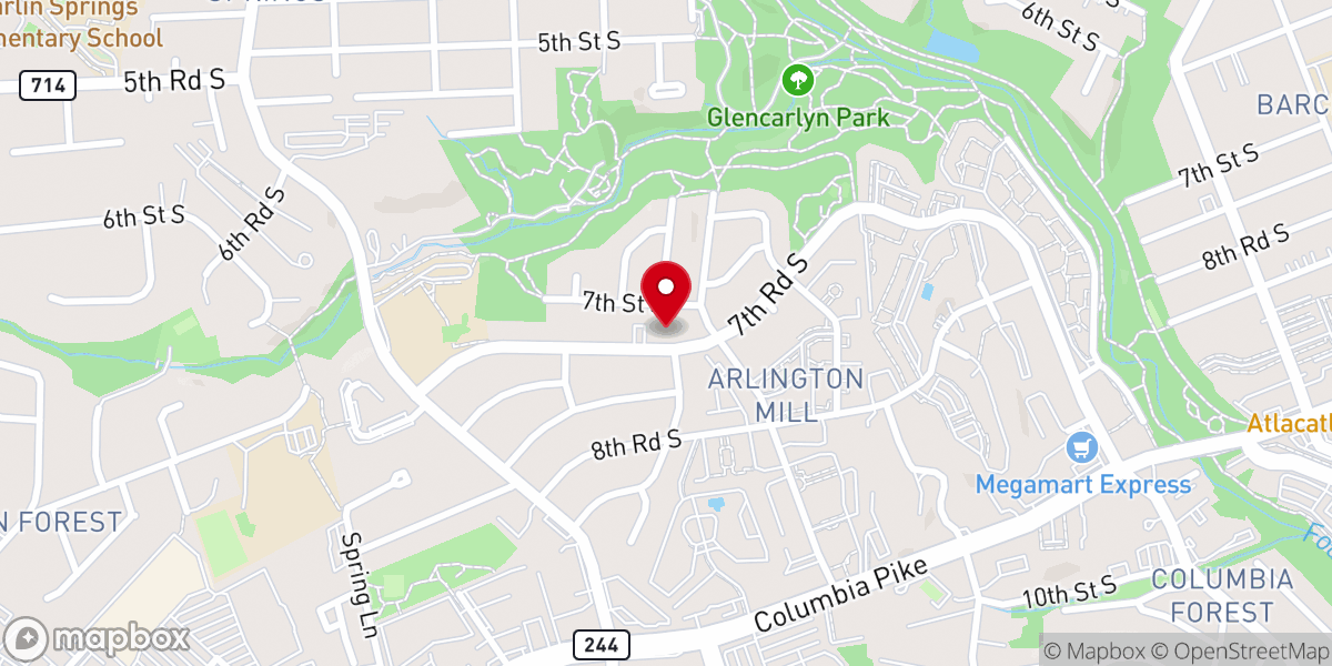 Map showing location of Christ to the Nations Missionary Church