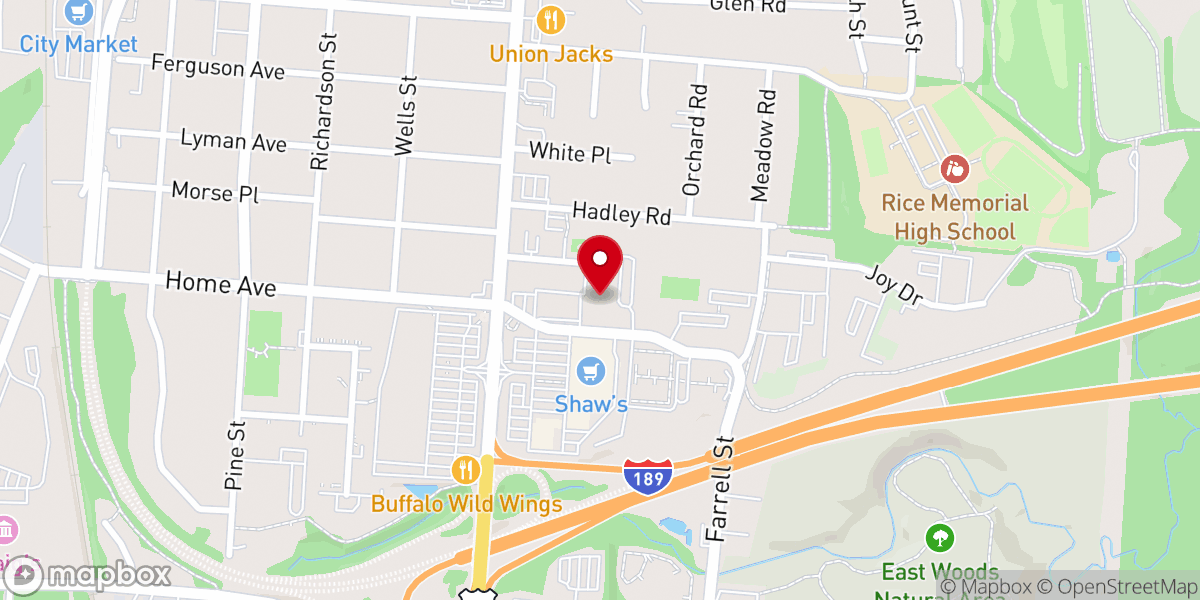 Map showing location of United Way of Northwest Vermont