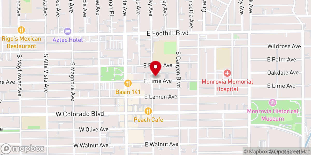 Map showing location of Lifeline Church