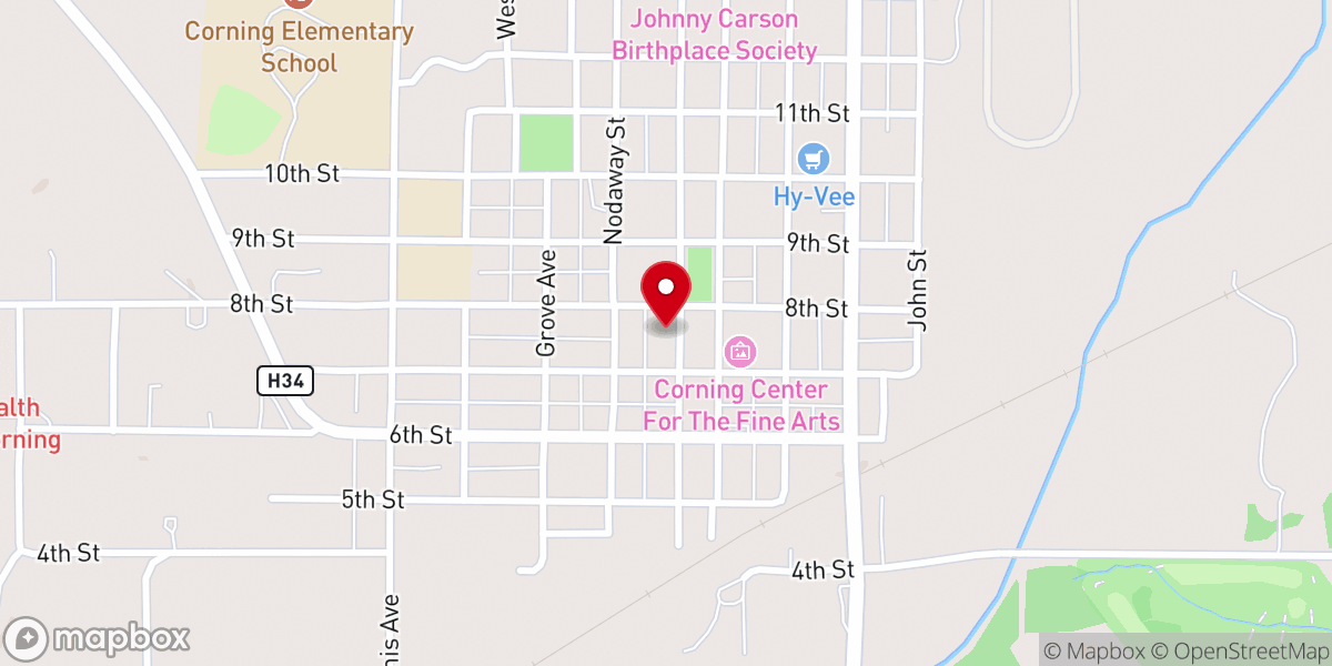 Map showing location of Faithful Community Church