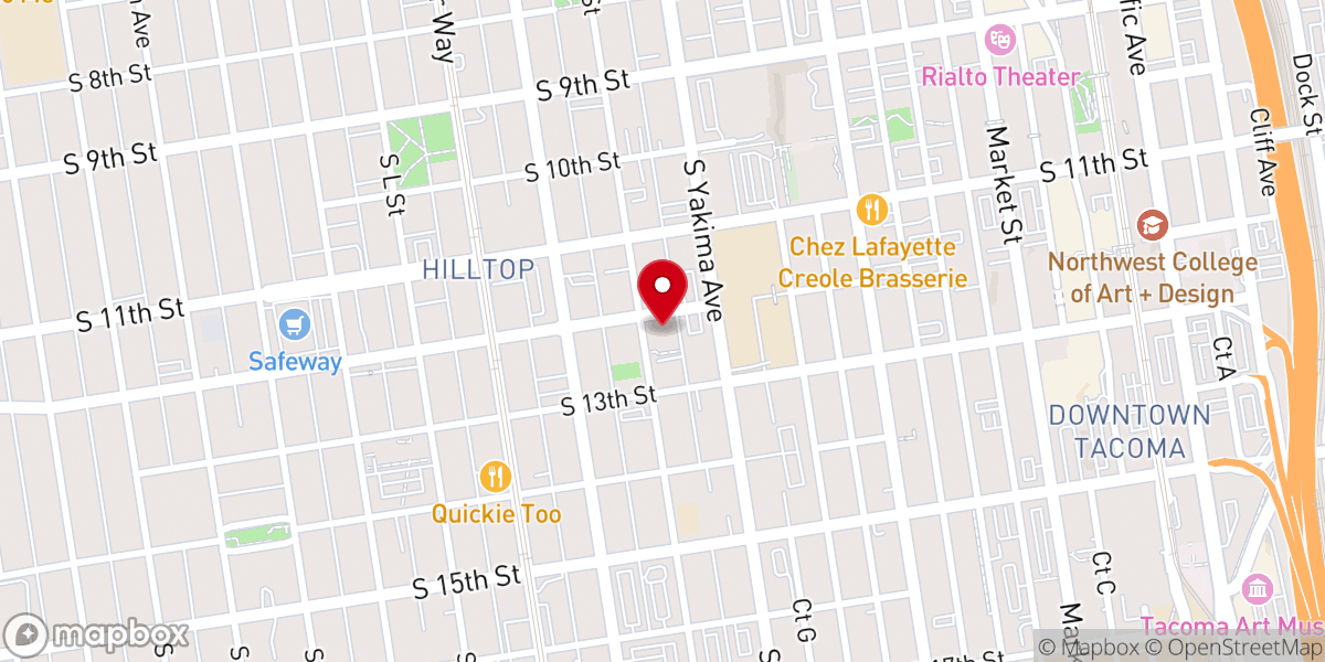Map showing location of Shiloh Baptist Church