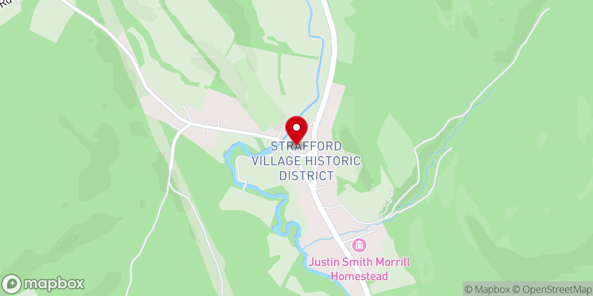 Map showing location of Strafford