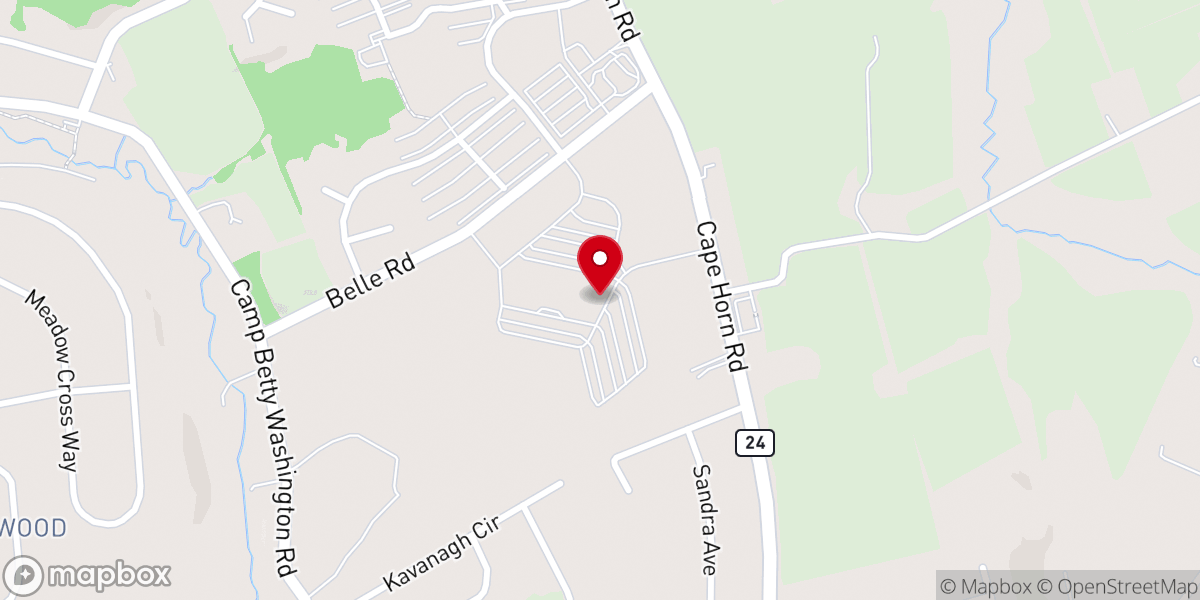 Map showing location of York County Food Bank Drive-Thru Distribution
