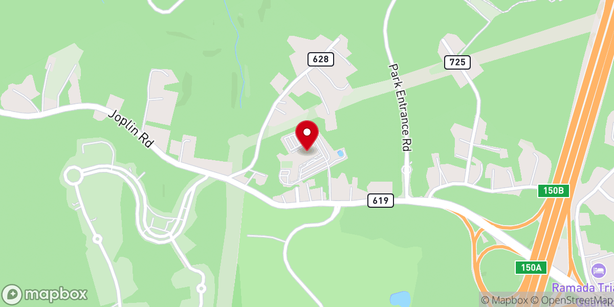 Map showing location of Mt Zion Baptist Church
