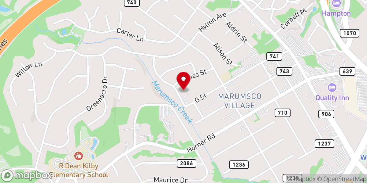 Map showing location of Emmanuel Presbyterian Mission Church