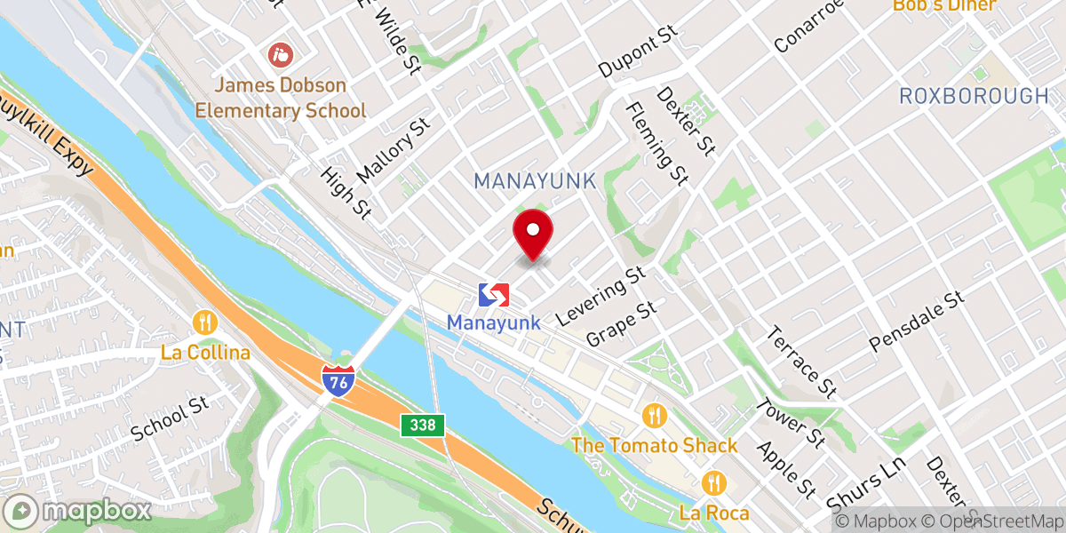 Map showing location of Josie D Heard a M E Church