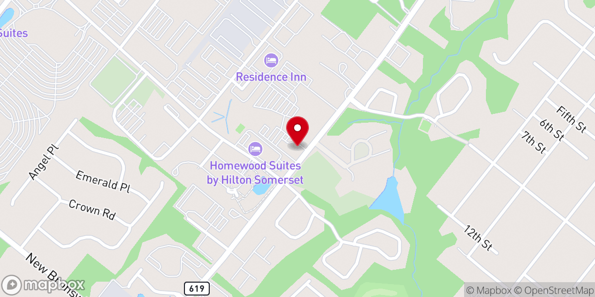 Map showing location of Rutgers Community Christian Church