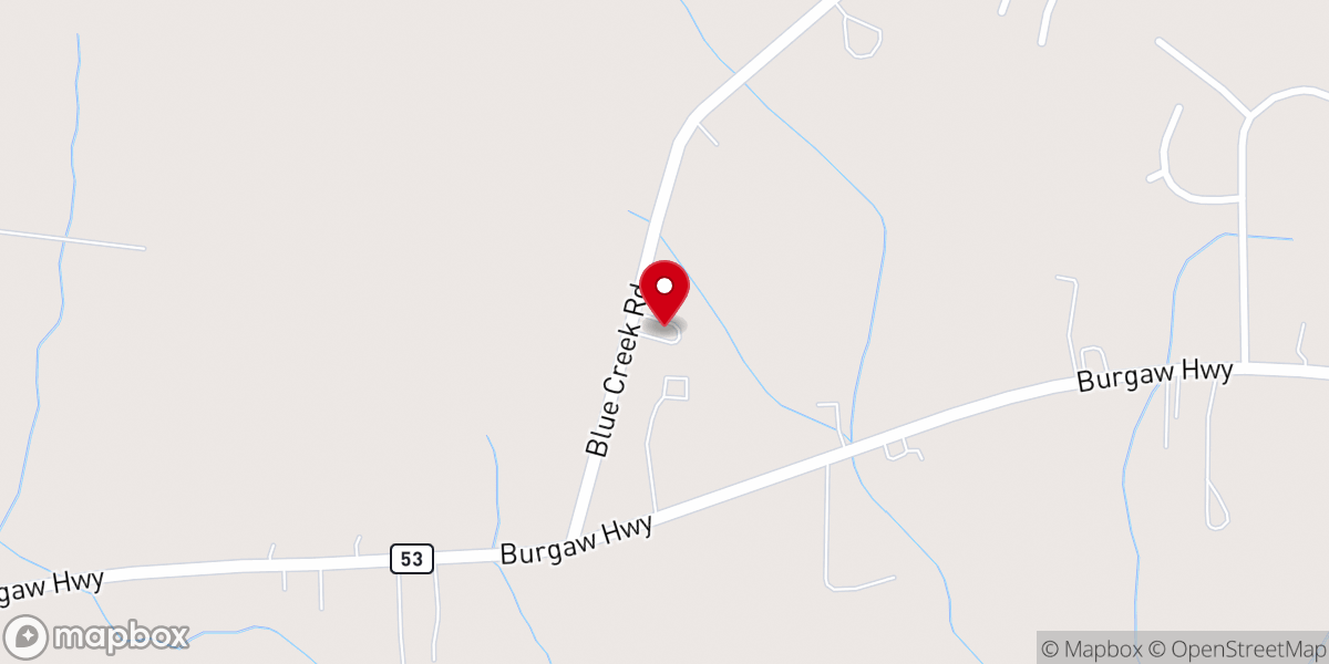 Map showing location of Freedom PFWB Church