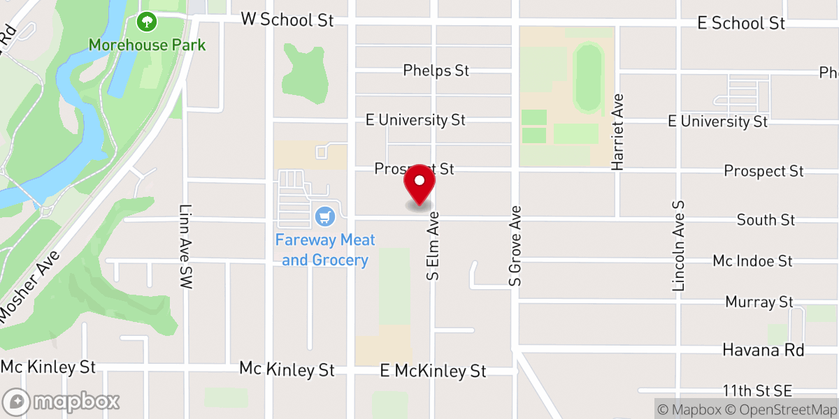 Map showing location of KC Hall Of Owatonna (Knights of Columbus)