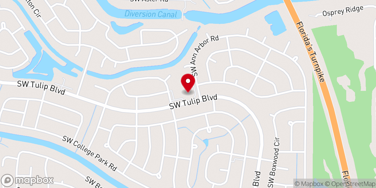 Map showing location of Port Saint Lucie Seventh Day Adventist Church