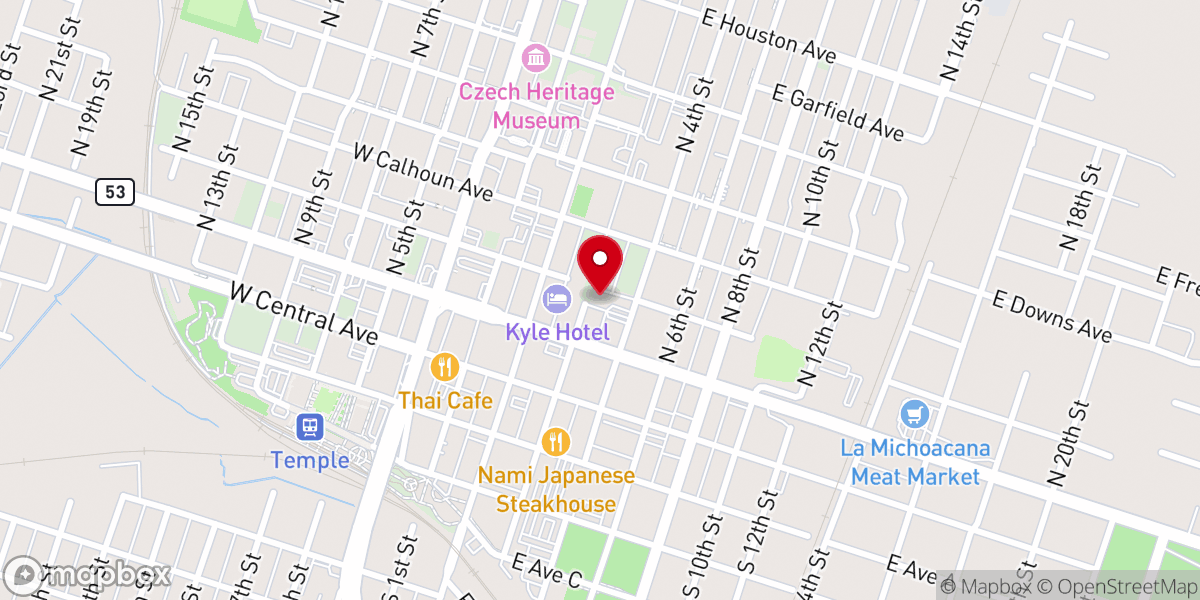 Map showing location of Mother's Day Out-First Methodist