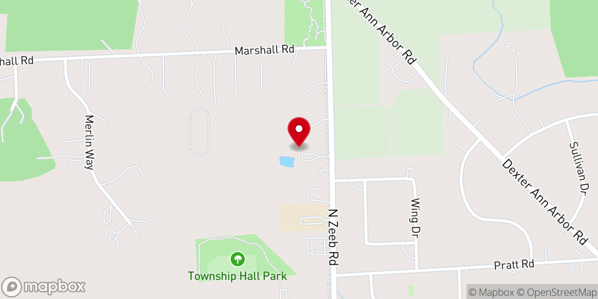 Map showing location of Scio Community Church