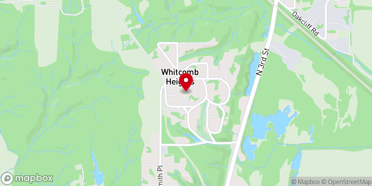 Map showing location of Highland-Church