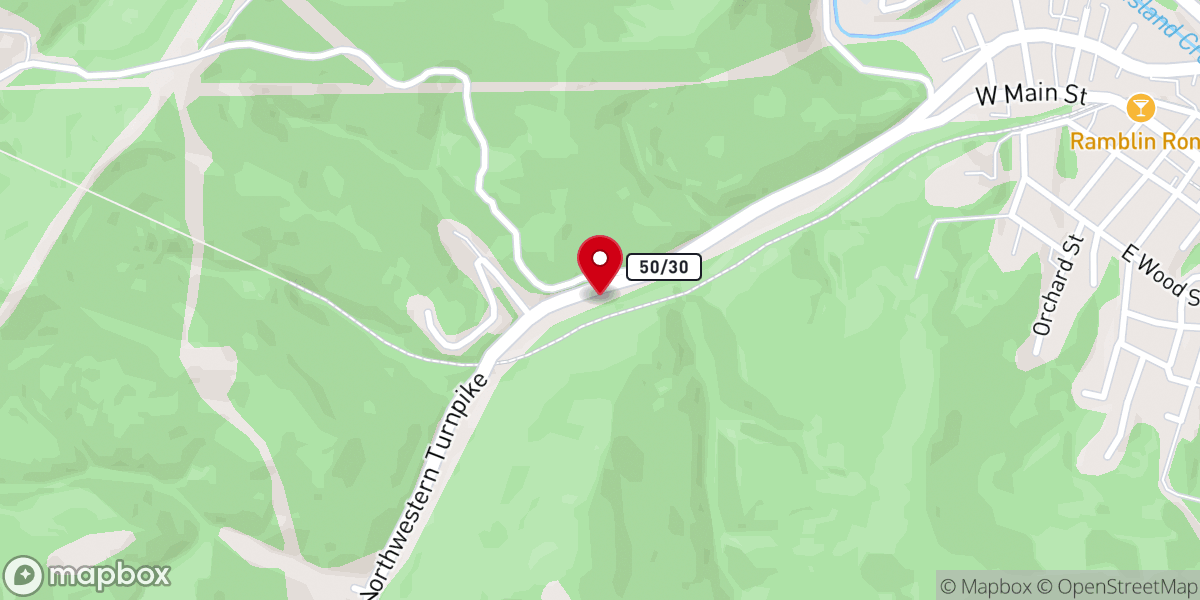 Map showing location of Crimson River Baptist Church