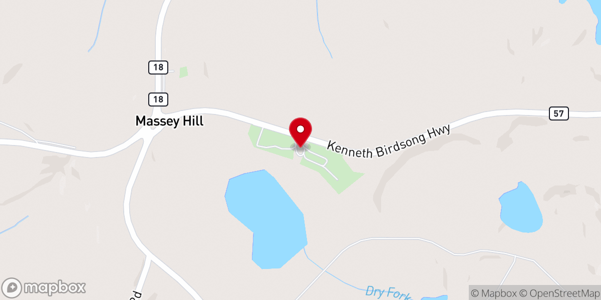 Map showing location of Ramah Primitive Baptist Church