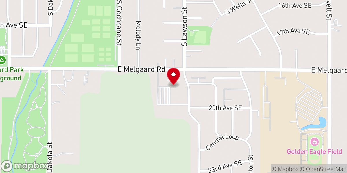 Map showing location of First Baptist Church